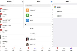 IM即时通讯交友聊天APP源码音视频通讯社交通讯带视频安装教程php后台