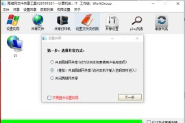 最新2019版局域网一键共享工具
